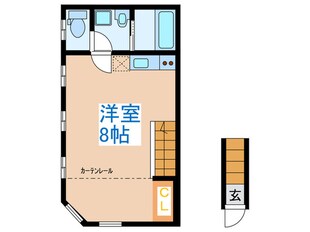 カラスヤマテラスＳの物件間取画像